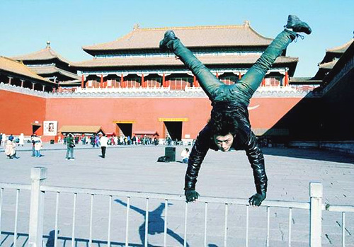 跑酷运动图片