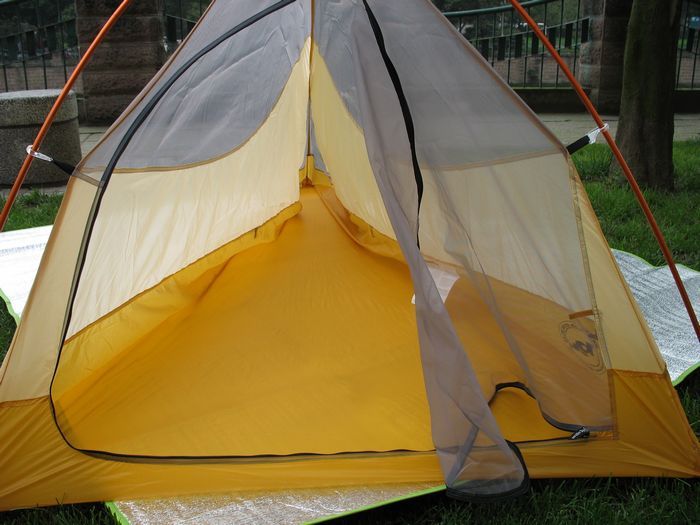 试搭ba飞溪单人帐篷 请高手进来指点下