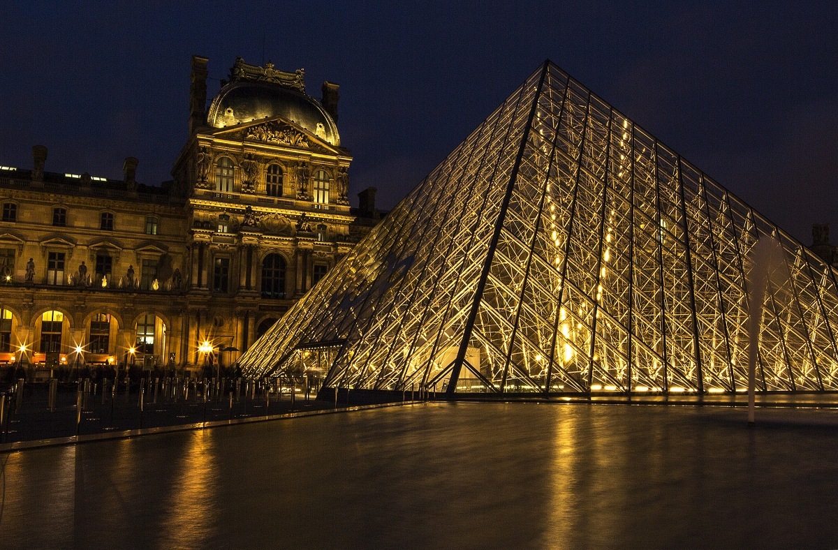 卢浮宫夜景几张