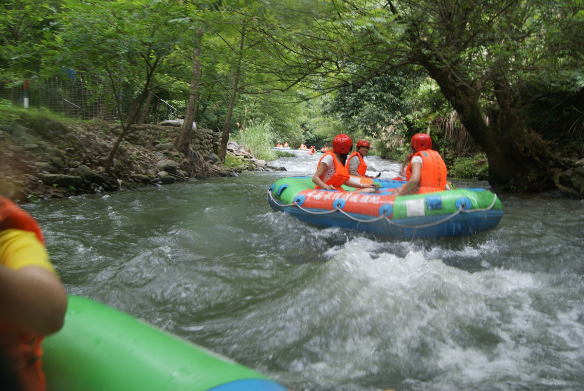 浏阳大围山峡谷漂流2013-07-21