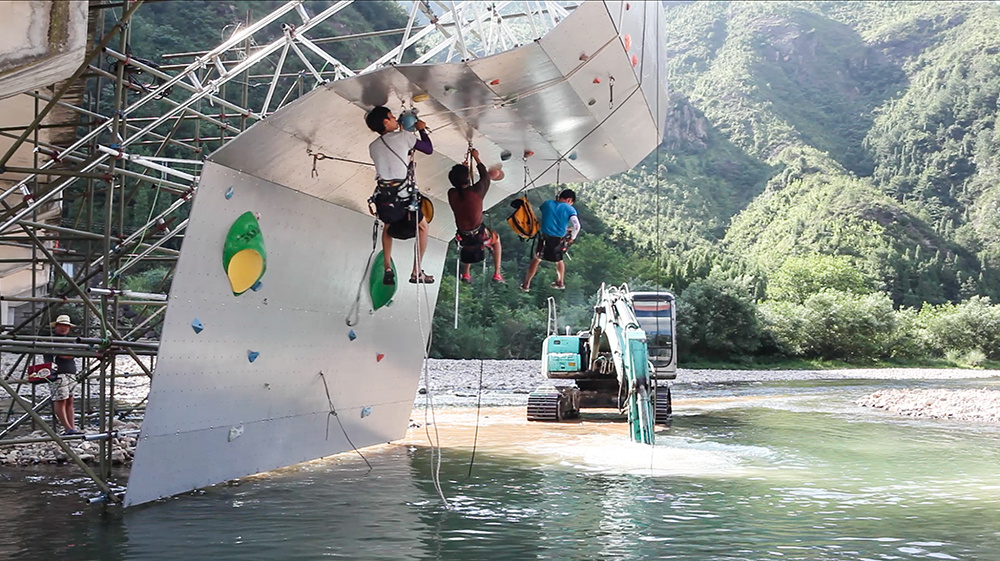 水上攀岩大party精彩照片回顾---2014中国首届水上攀石大赛暨华东攀岩