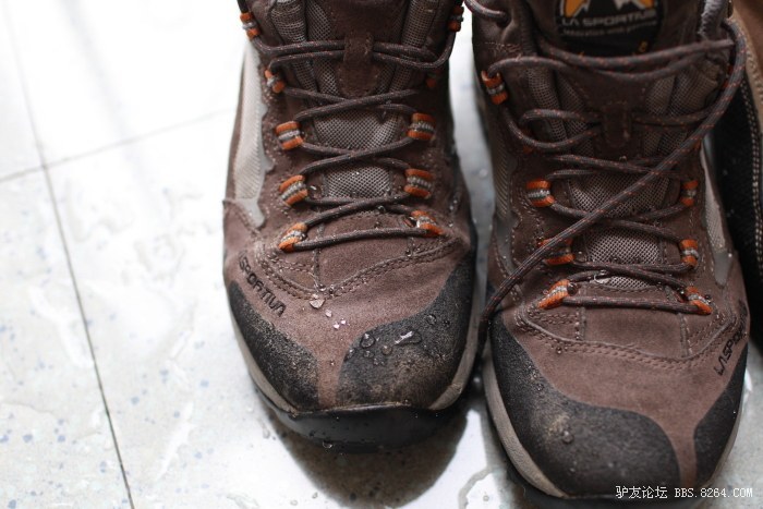 刚买了双lasportiva为啥鞋子鼓包了