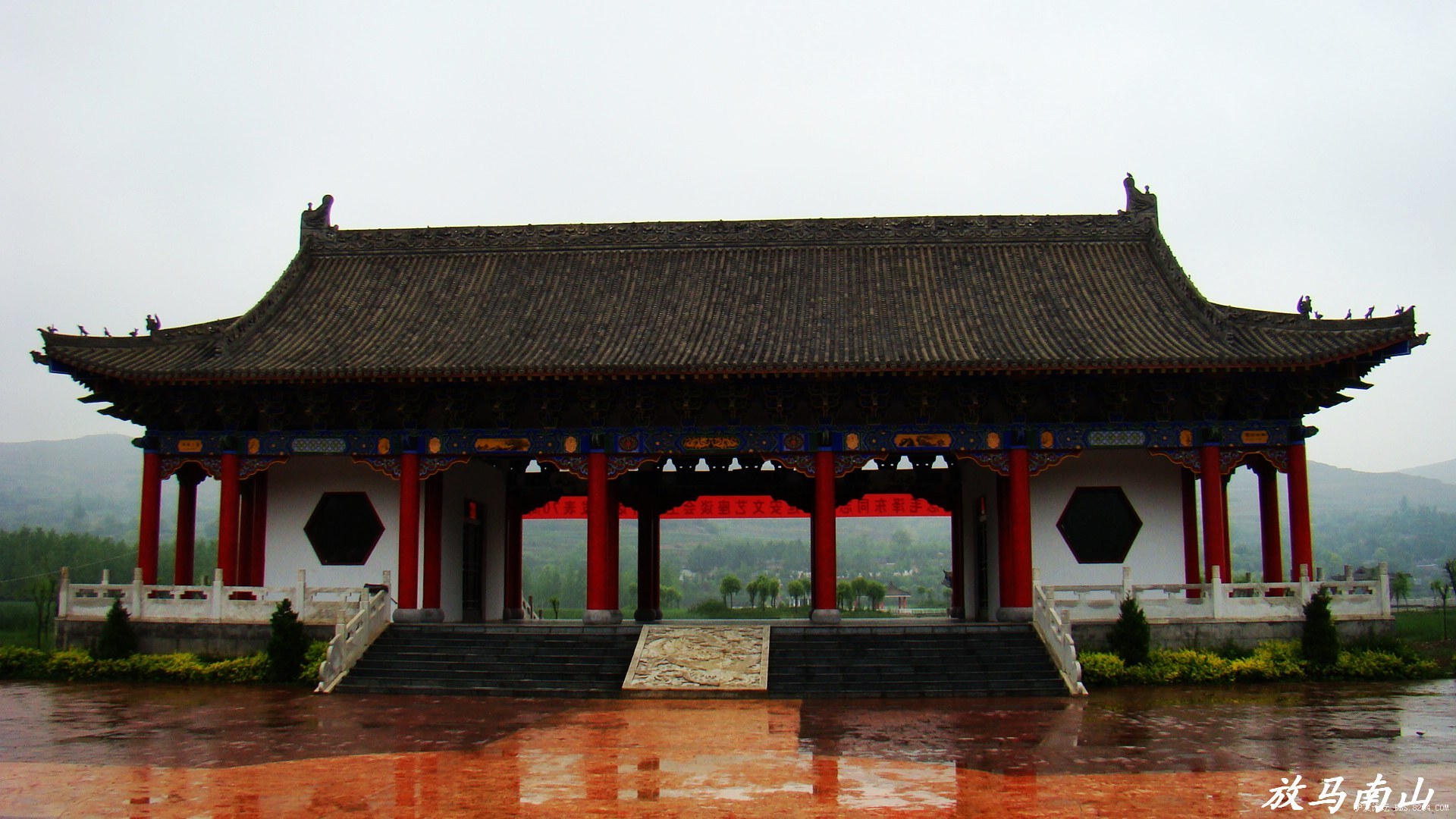 2012.5.26西和行之八峰崖,晚霞湖风光