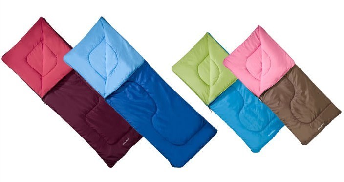 迪卡侬蓝色货品 户外 20度信封式 睡袋 quechua s20