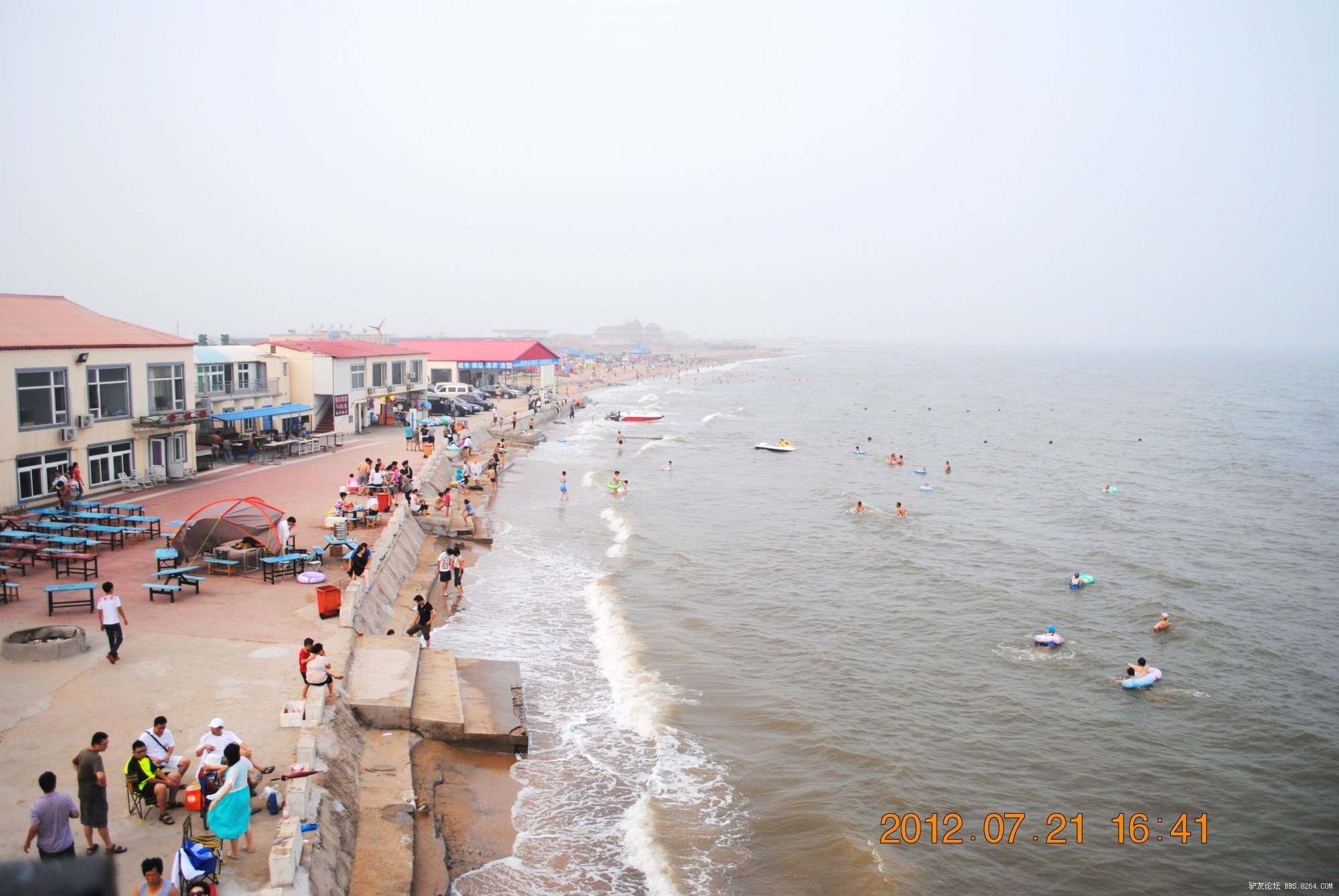 8264逍遥户外7月的海边绥中二河口踏浪露营活动照片召集帖