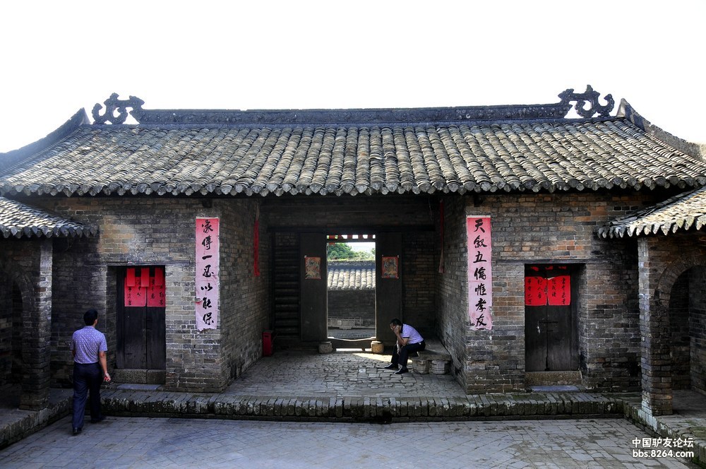 闲庭广西 古宅古树传世楹联大芦村