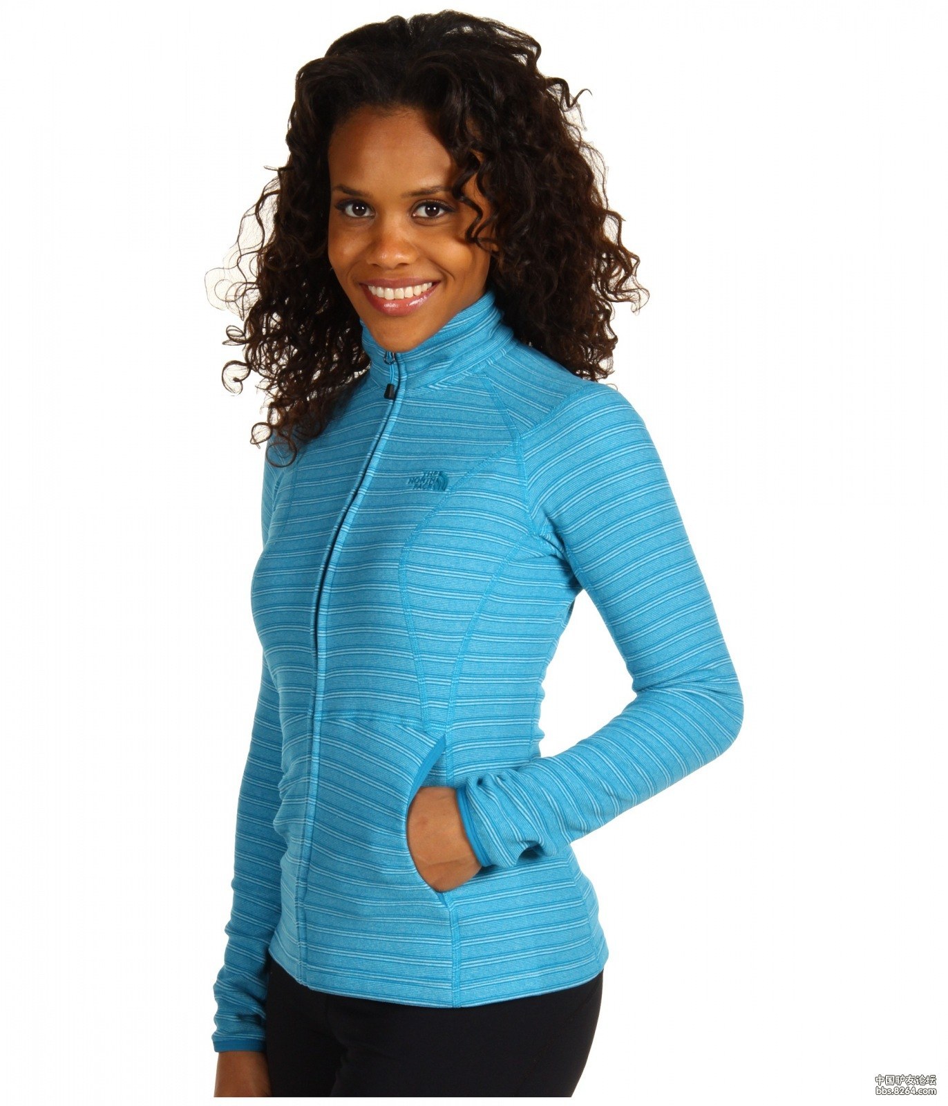 藏羚羊户外出the north face女款保暖衣服2件(一件抓绒m码,一件保暖