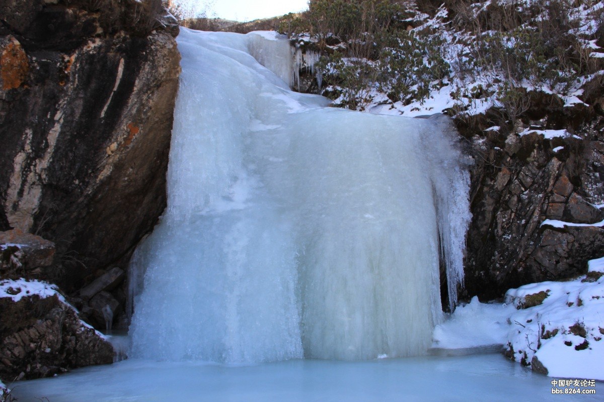 有点迟到的日记:冬天真的来了,斜沟冰瀑就在那儿