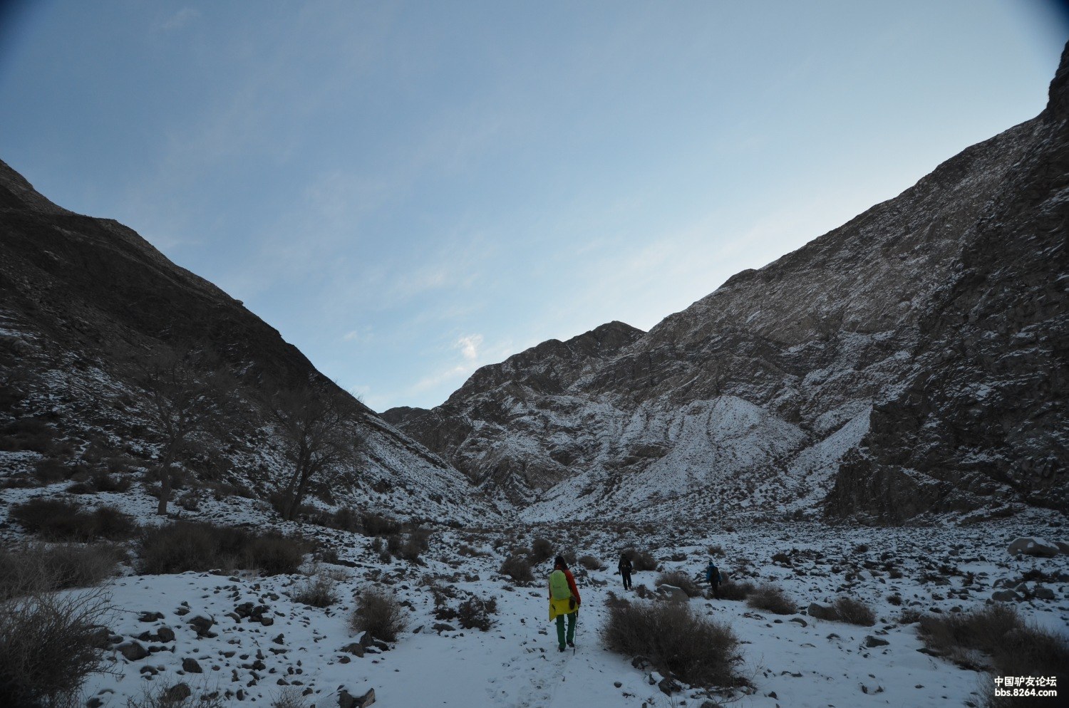 暴雪过后的神秘大峡谷库尔楚
