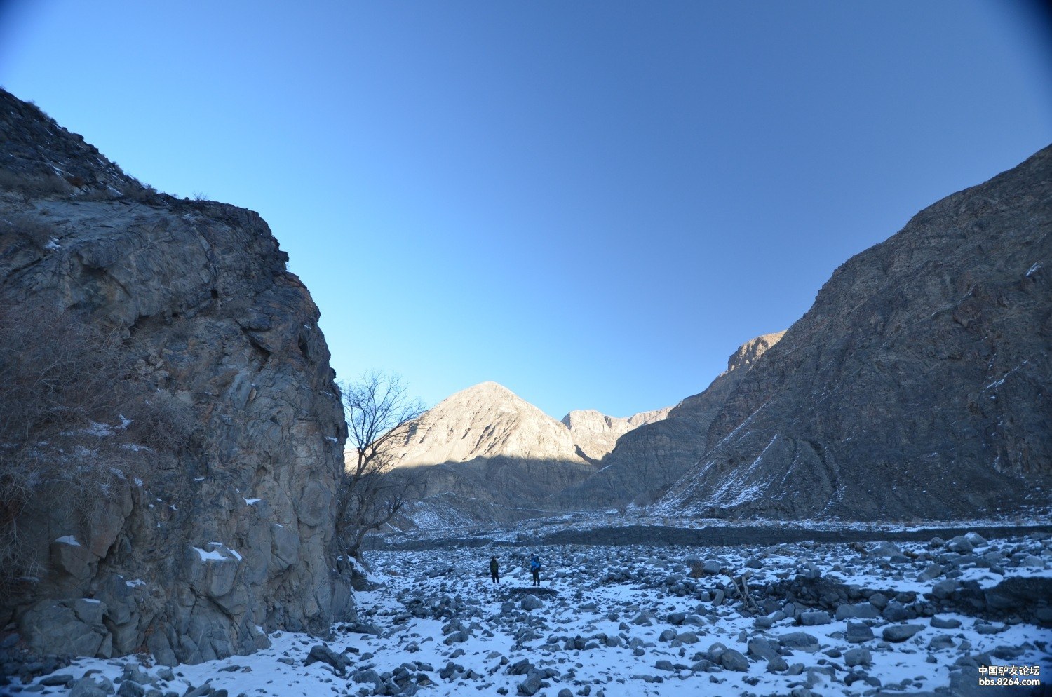 暴雪过后的神秘大峡谷库尔楚