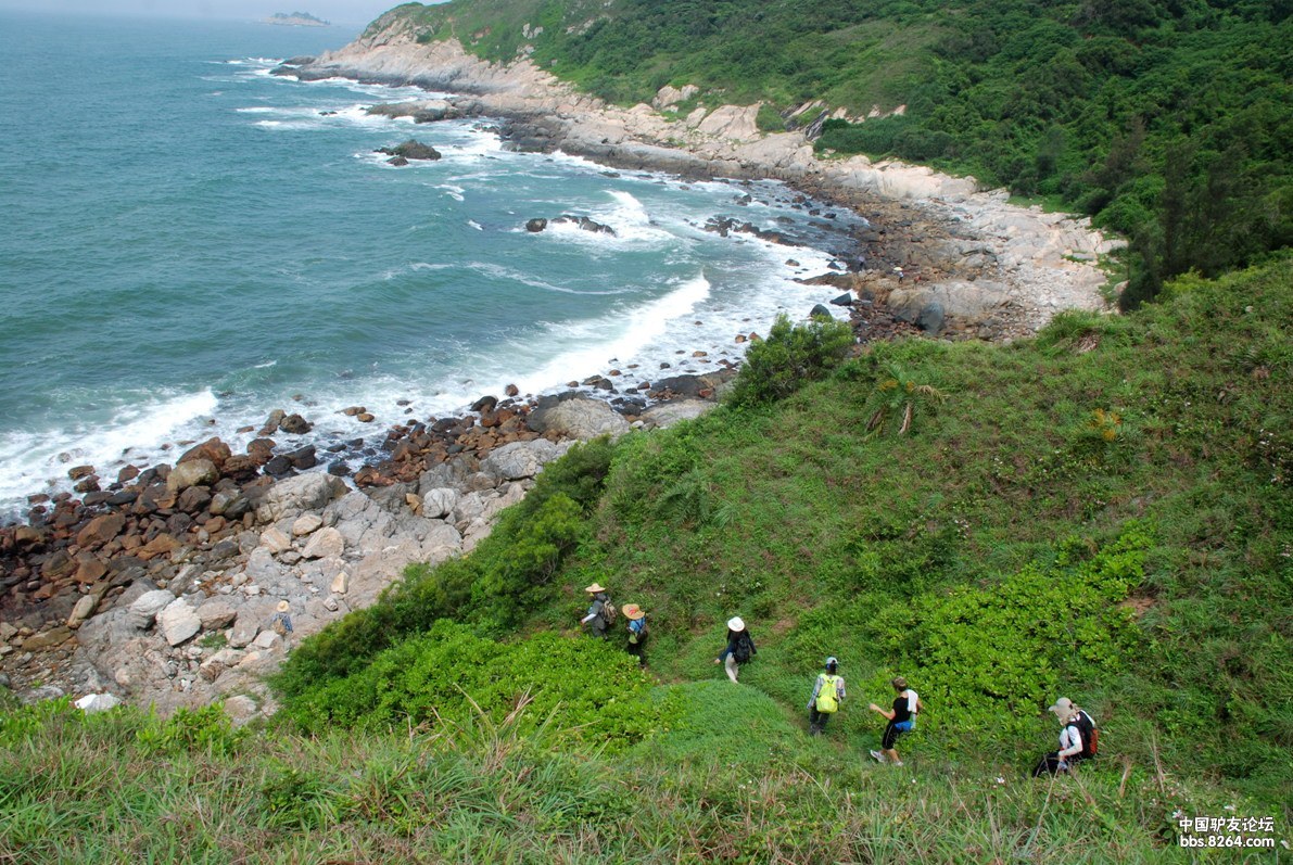 风雨户外夏日嬷嬷茶之徒步海陵岛一号海岸线