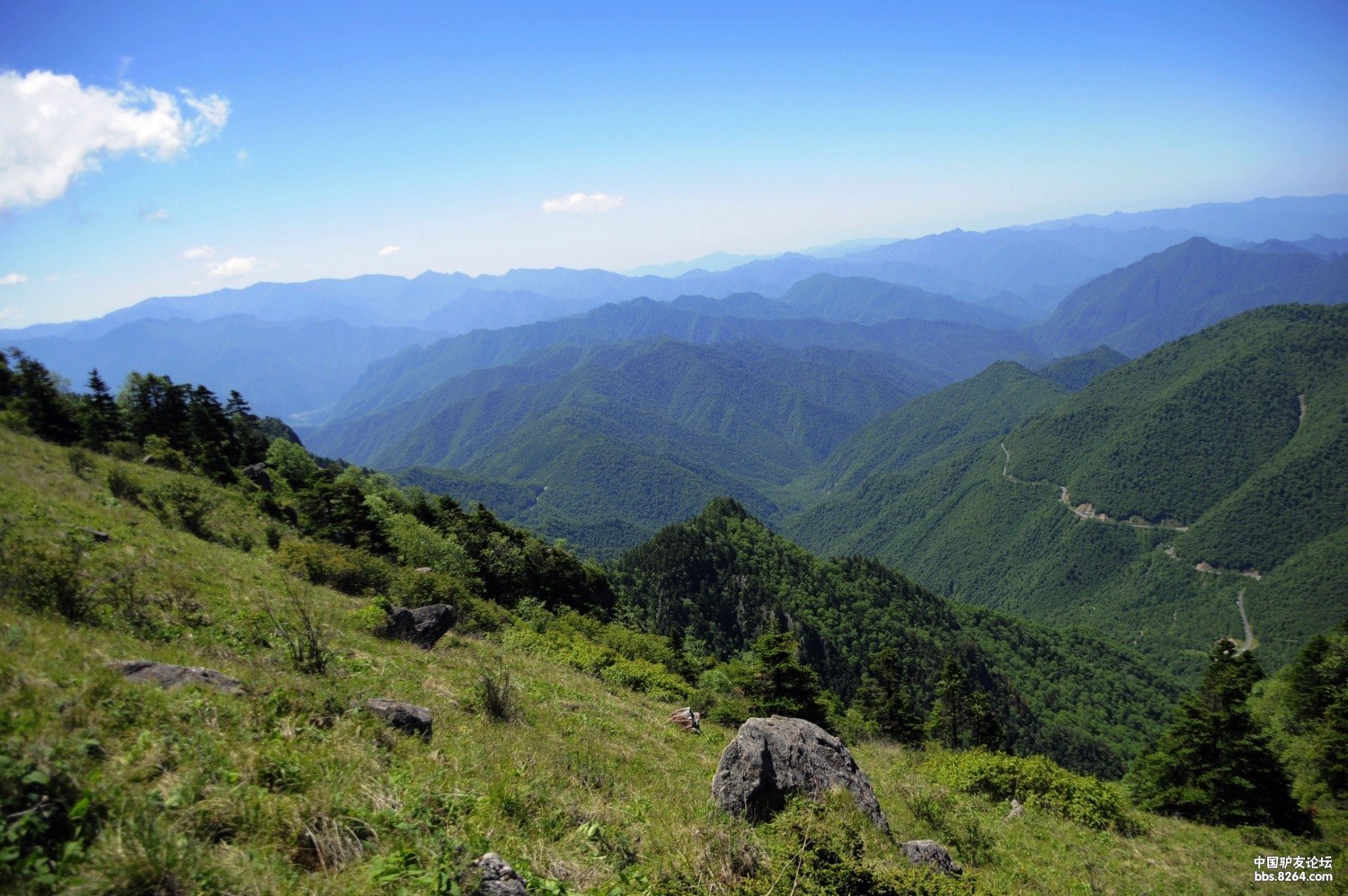 云端下,我们漫步在鳌山 - 第1页 - 陕西 - 8264户外