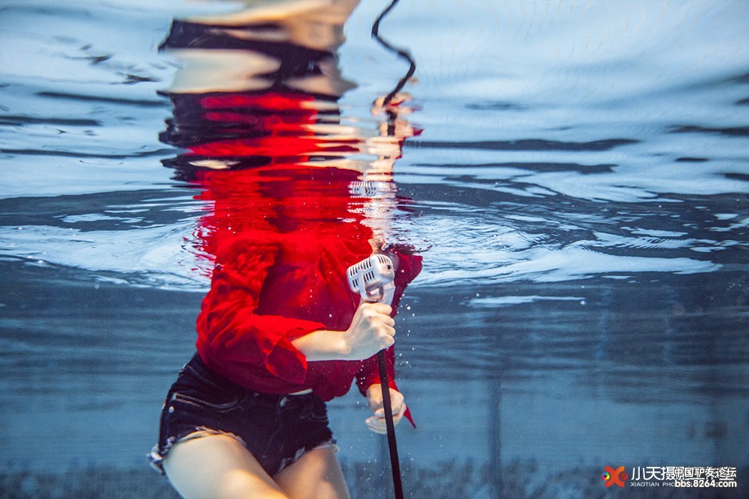 水下嬉戏 勿忘定格瞬间