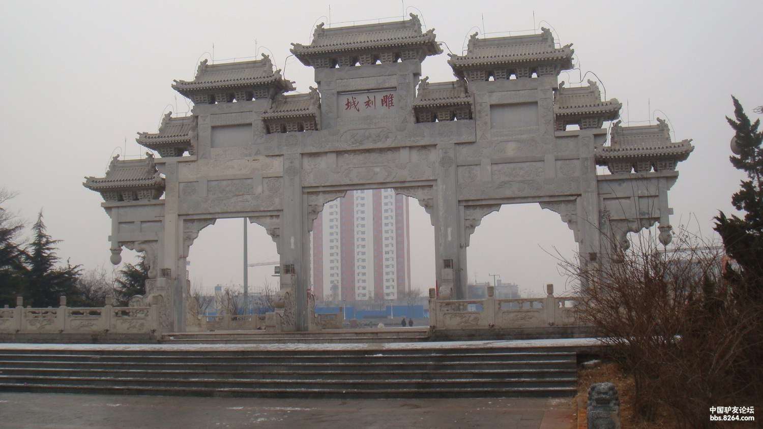 国家级文化产业示范区河北曲阳雕刻广场随拍