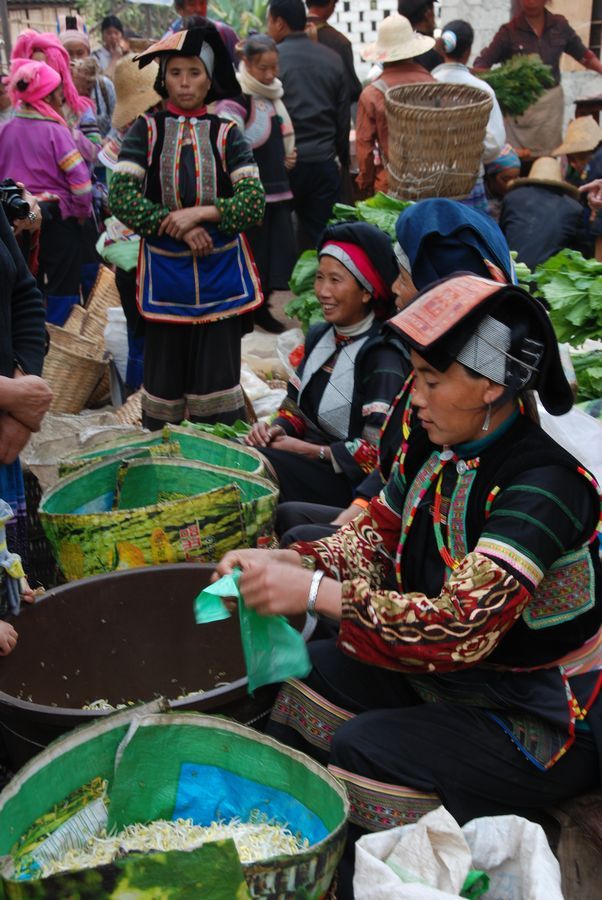 去红河哈尼族彝族自治州金平县老勐乡赶街