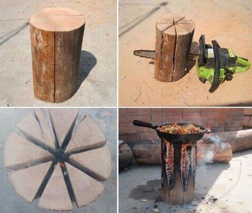 网上偶然发现某人diy柴炉一款