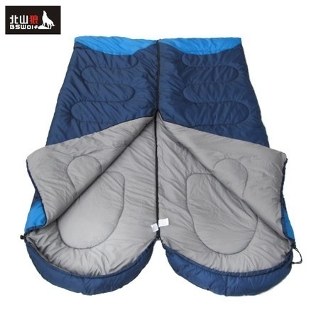 北山狼 睡袋 3倍加厚 户外超轻成人睡袋 野营 春秋冬季心恋