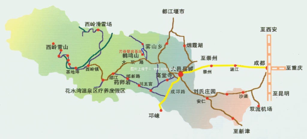 成都鹤鸣山自然攀岩训练基地组图