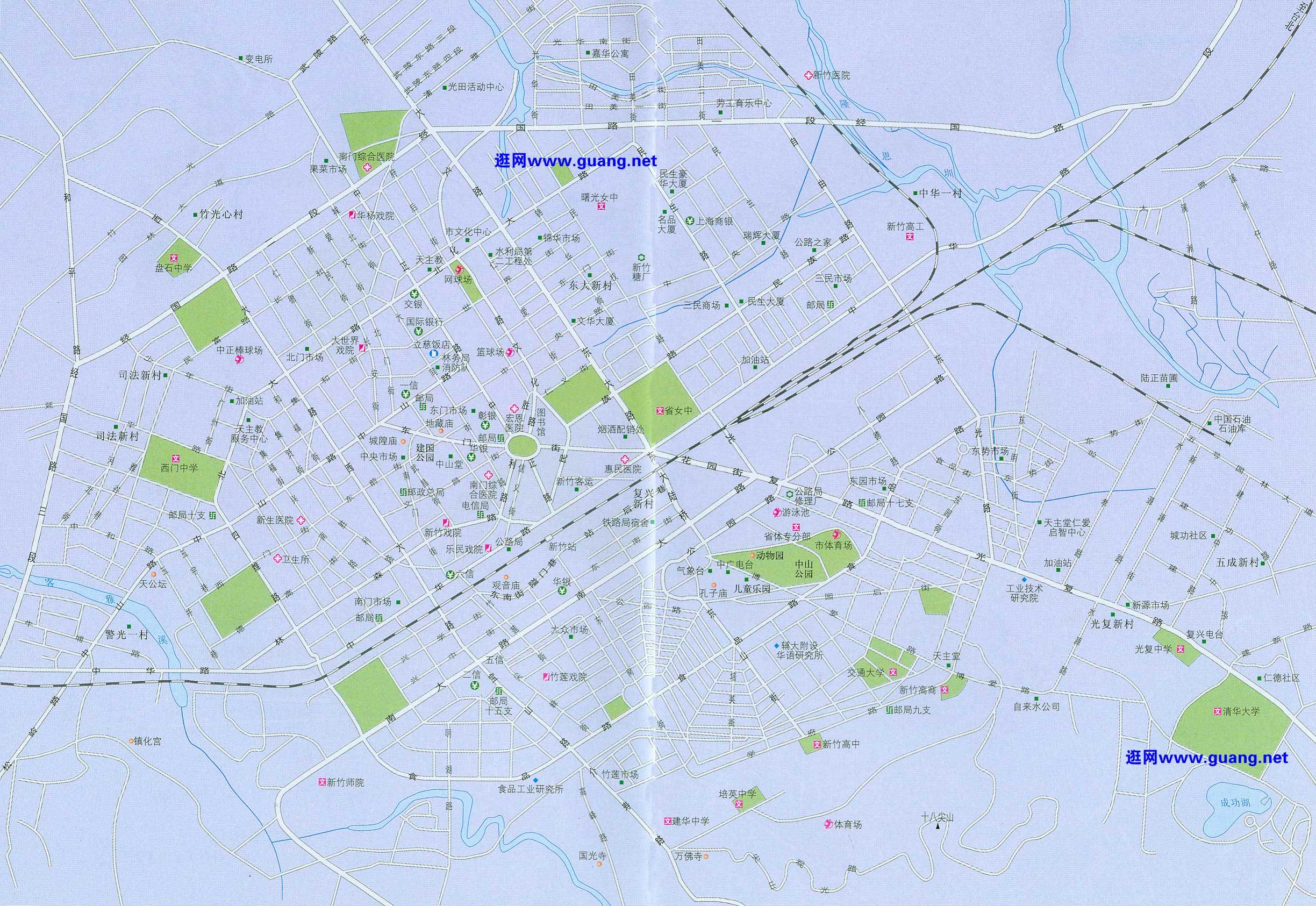 新版--台湾新竹地图