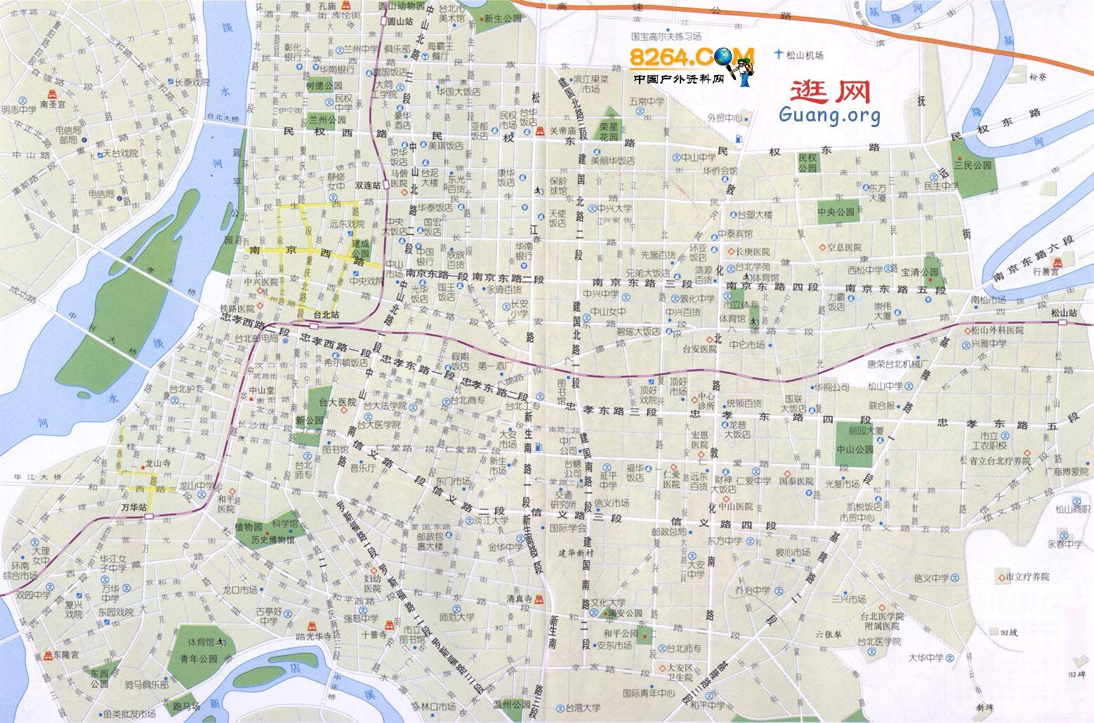 新版台北地图