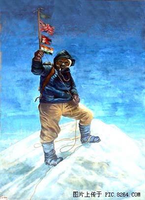 ⑵tenzingnorgay丹增诺盖巨人站在他的肩上