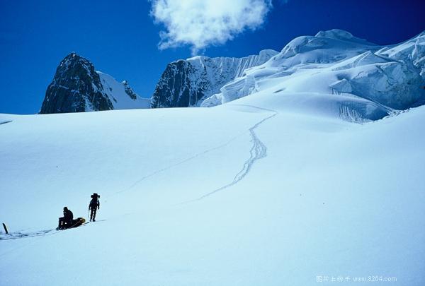 跨越雄鹰飞不过的山峰雀儿山攀登照片集