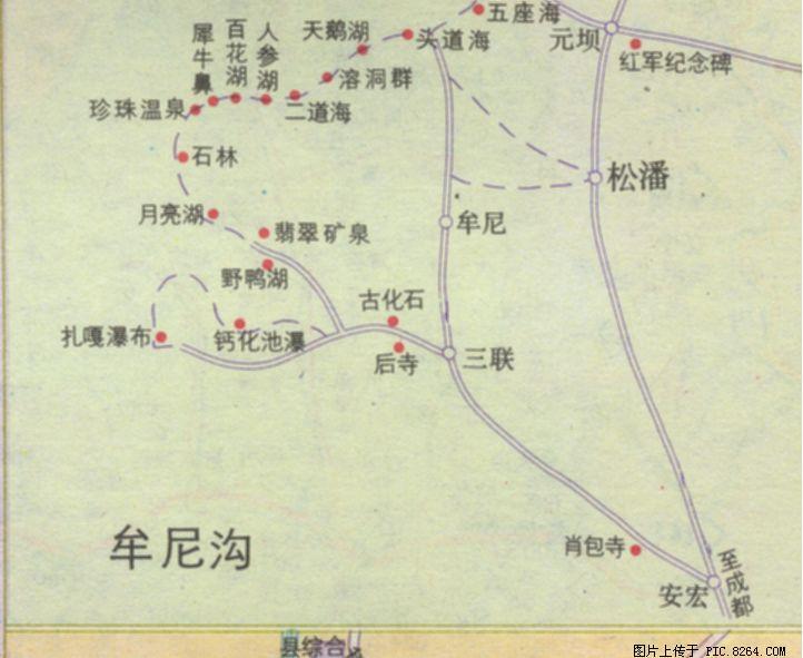 新版牟尼沟地图